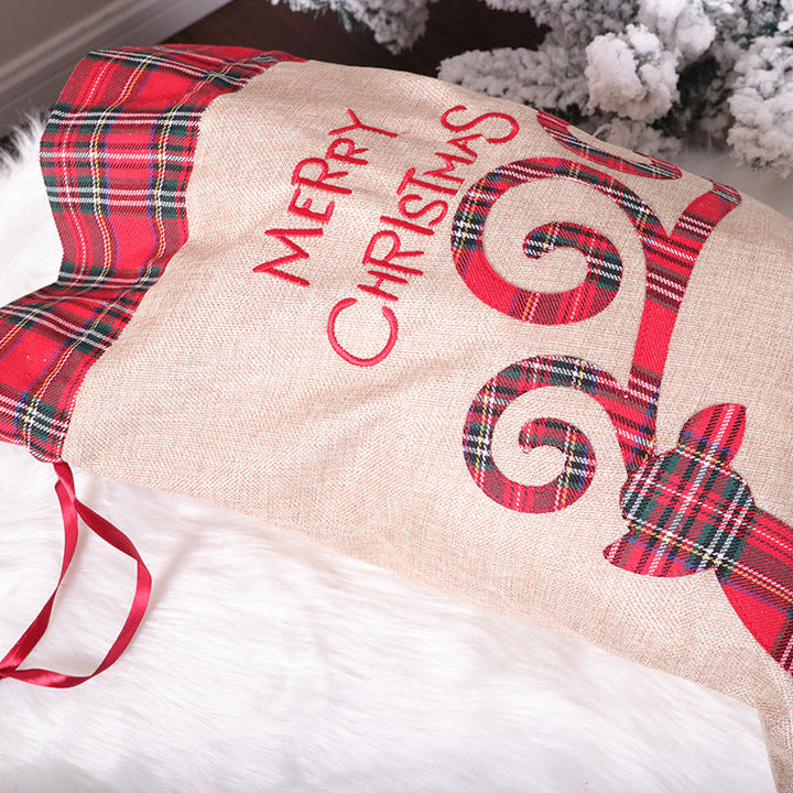 Christmas Gift Bags: Reusable Santa & Reindeer Set