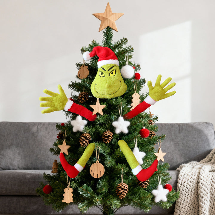 Christmas Tree Plush Decoration | Playful Santa Elf