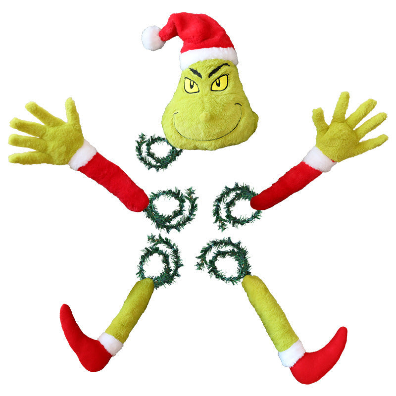 Christmas Tree Plush Decoration | Playful Santa Elf