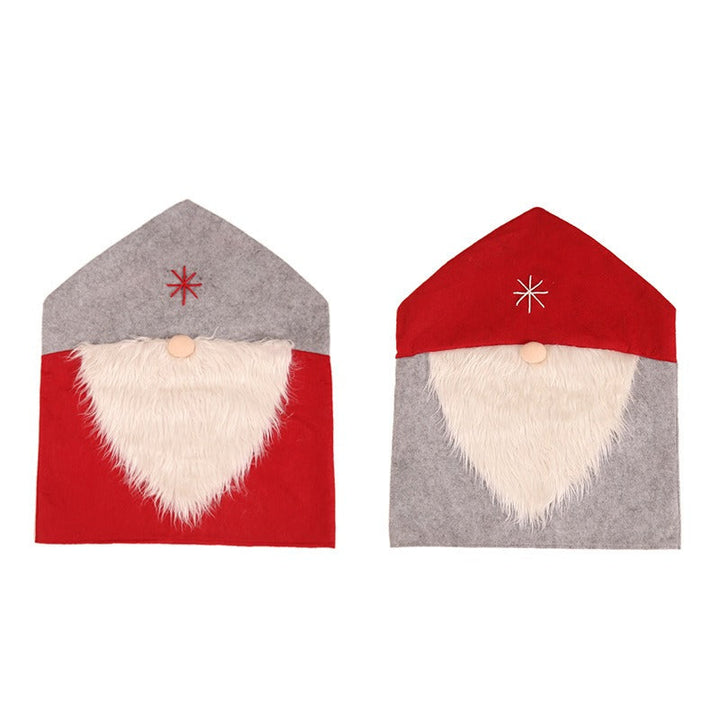 Santa Claus Chair Cover for Festive Christmas Decor
