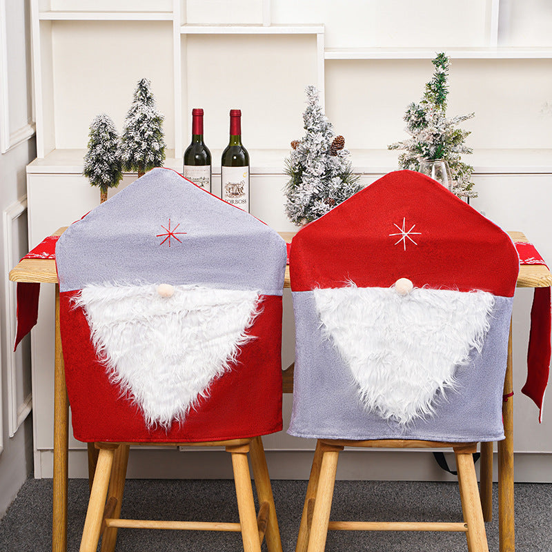 Santa Chair Cover for Festive Christmas Dining Decor