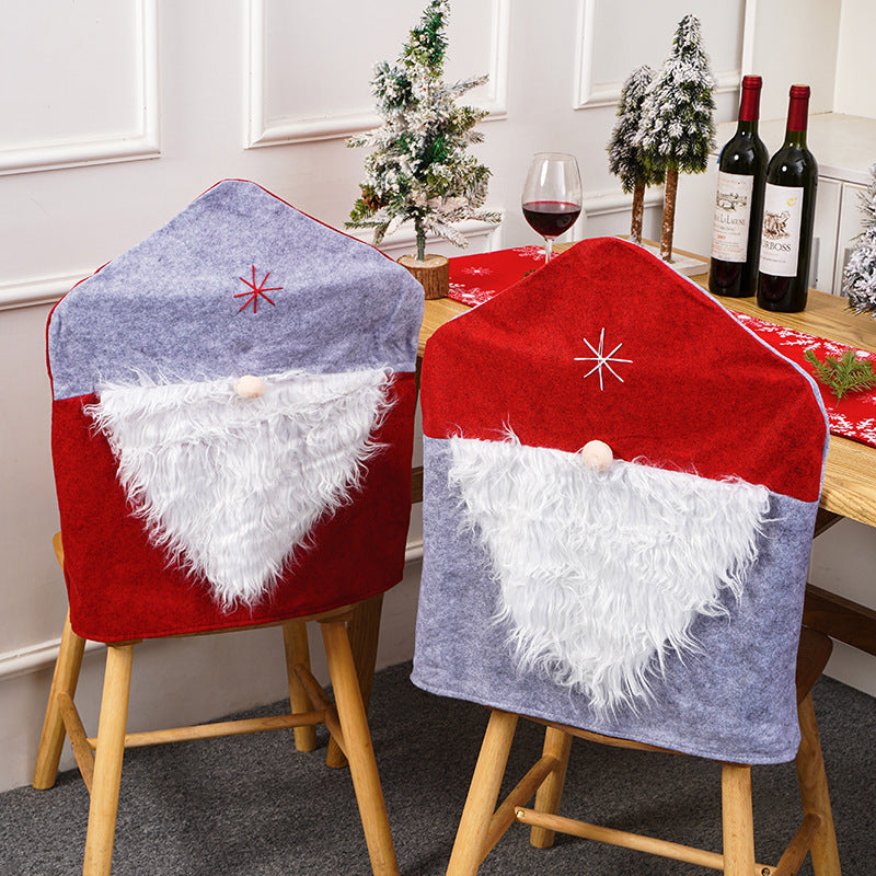 Santa Chair Cover for Festive Christmas Dining Decor