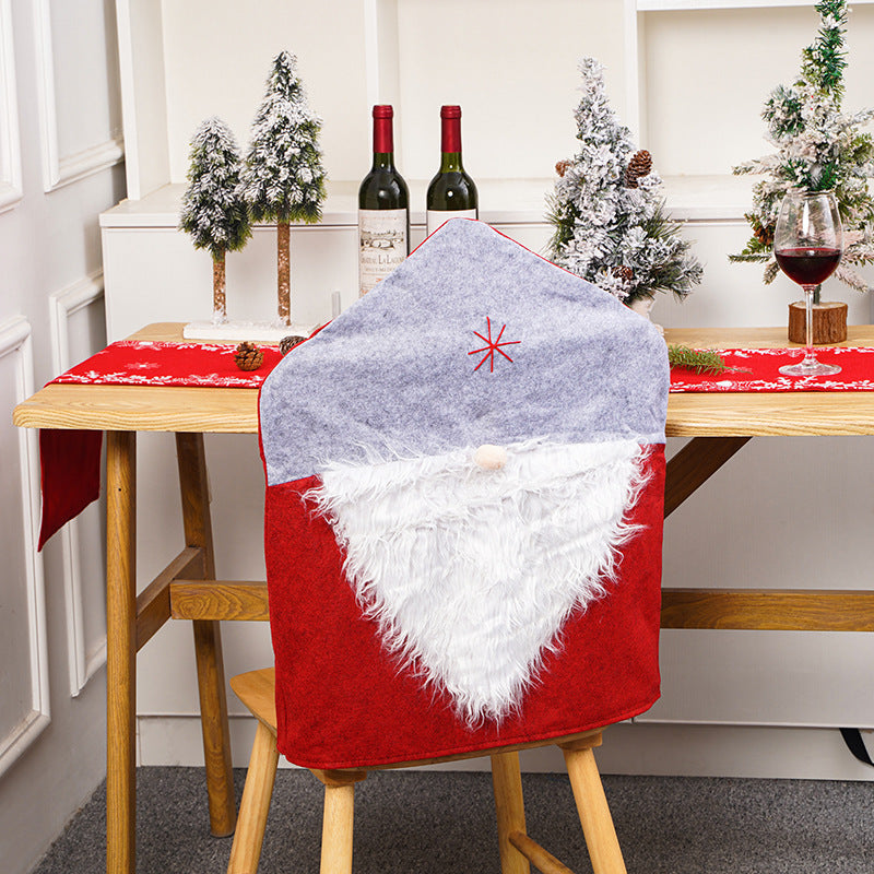 Santa Chair Cover for Festive Christmas Dining Decor