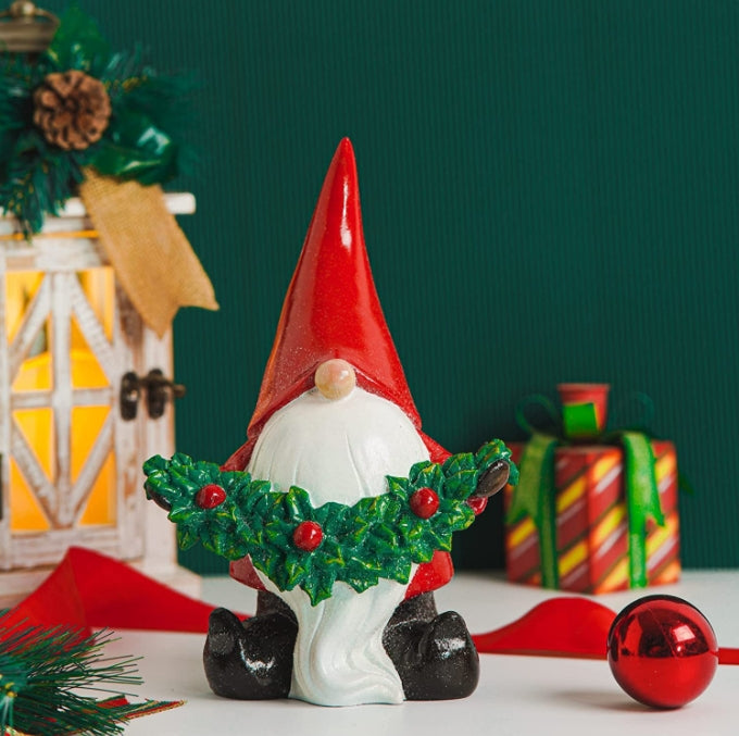 Christmas Gnome Ornament for Festive Tabletop Charm