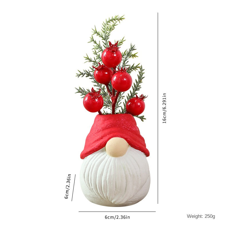 Christmas Figurines Set: Whimsical Tabletop Decor Display