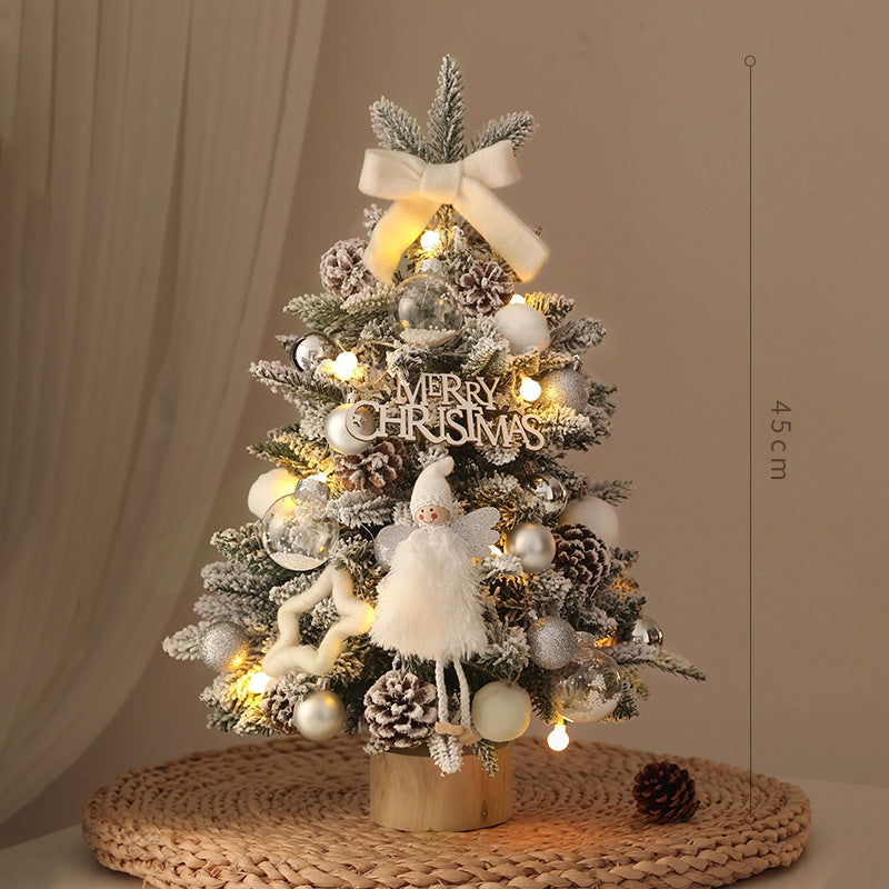 Mini Christmas Tree With Warm Lights for Small Spaces