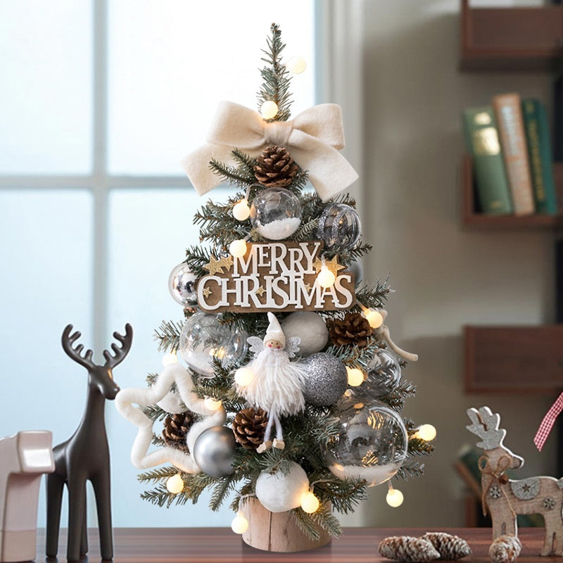 Mini Christmas Tree With Warm Lights for Small Spaces