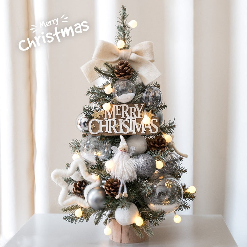 Mini Christmas Tree With Warm Lights for Small Spaces