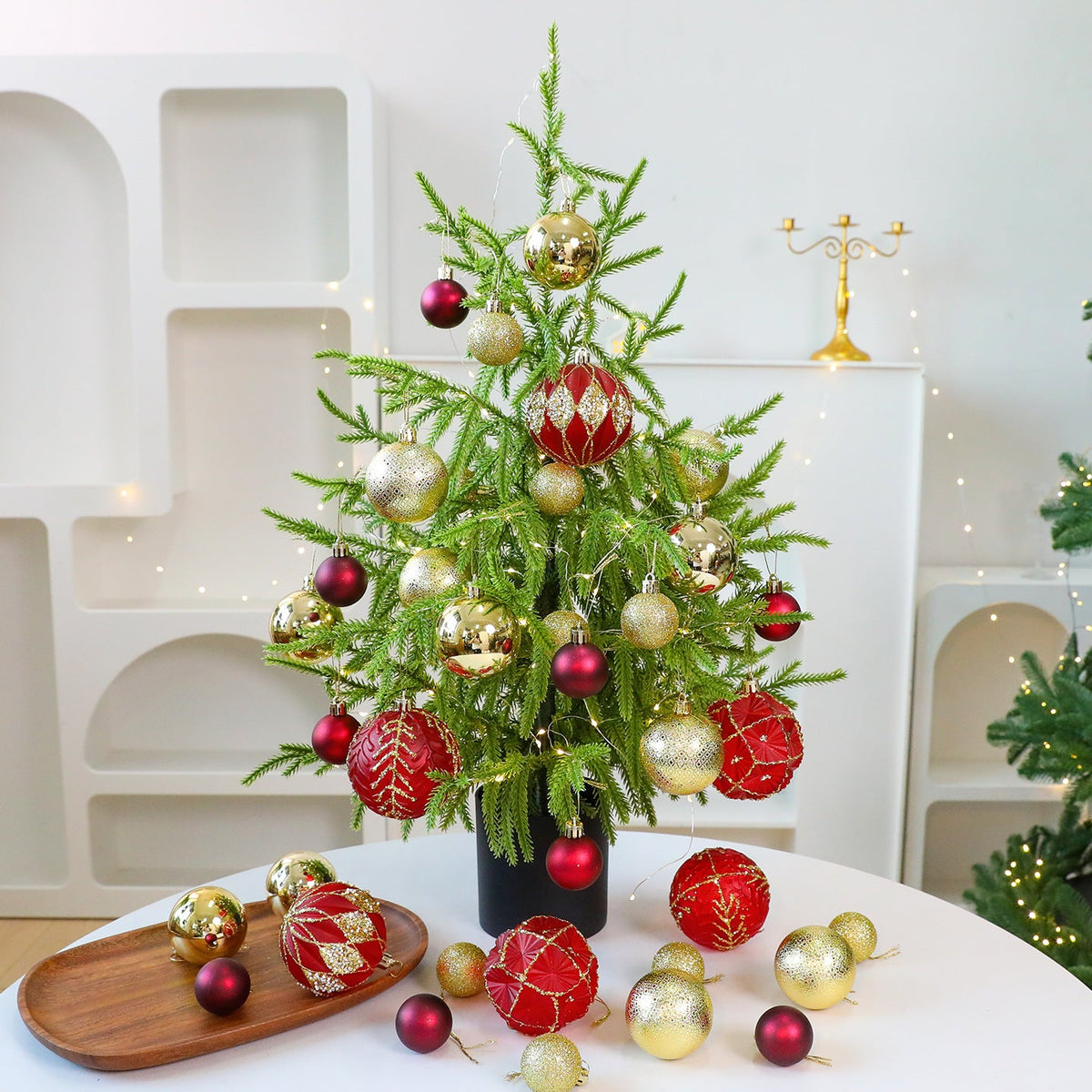 36-Piece Christmas Ornament Set for Festive Trees