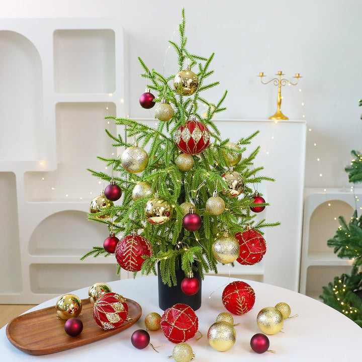 36-Piece Christmas Ornament Set for Festive Trees