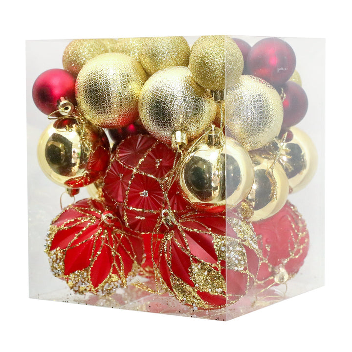 36-Piece Christmas Ornament Set for Festive Trees