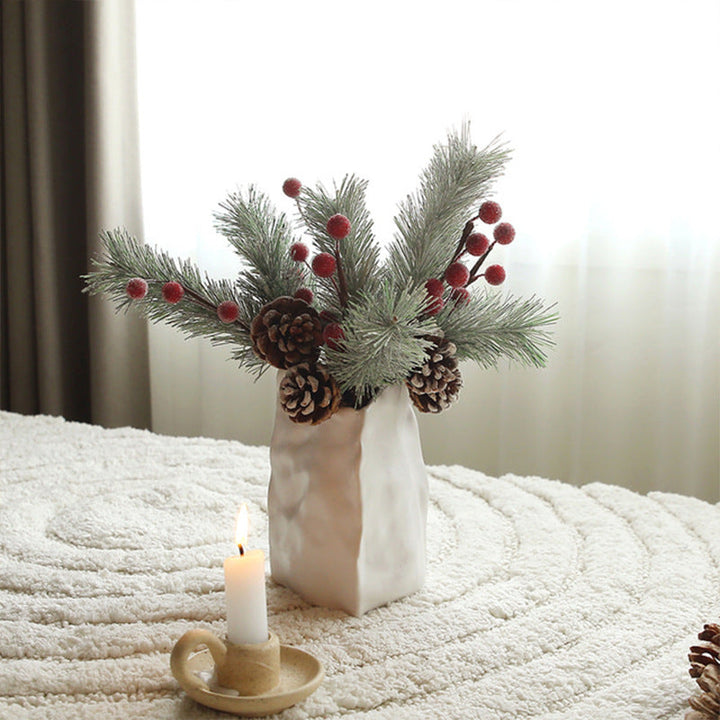 Artificial Christmas Berry Branches for Frosty Decor