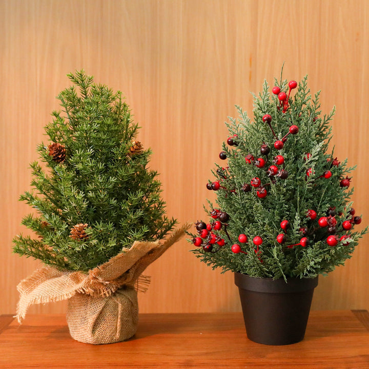 Mini Christmas Tree Decoration for Small Space Decor