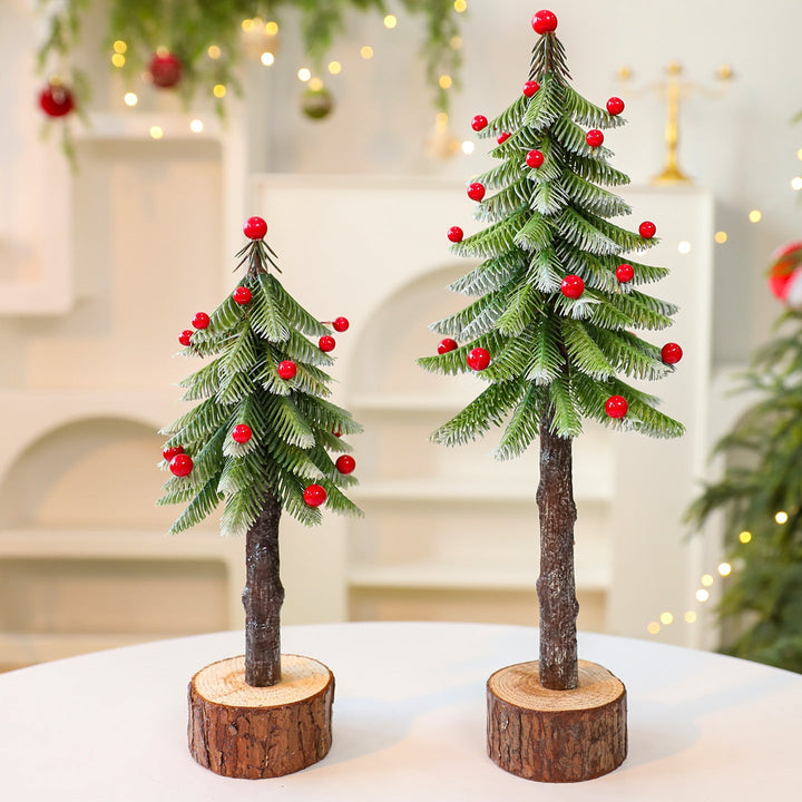 Mini Christmas Tree Decoration for Small Space Decor