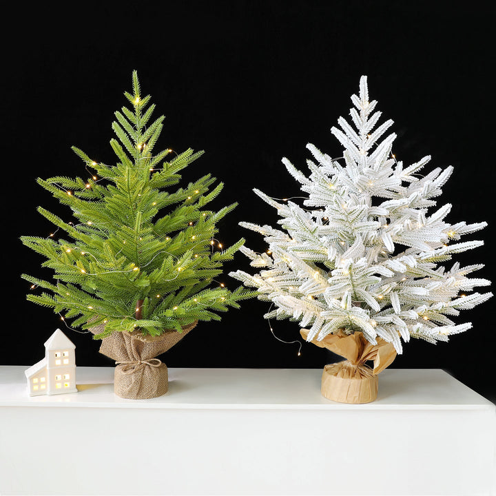 60cm PE Desktop Christmas Tree for Hotel & Retail Display