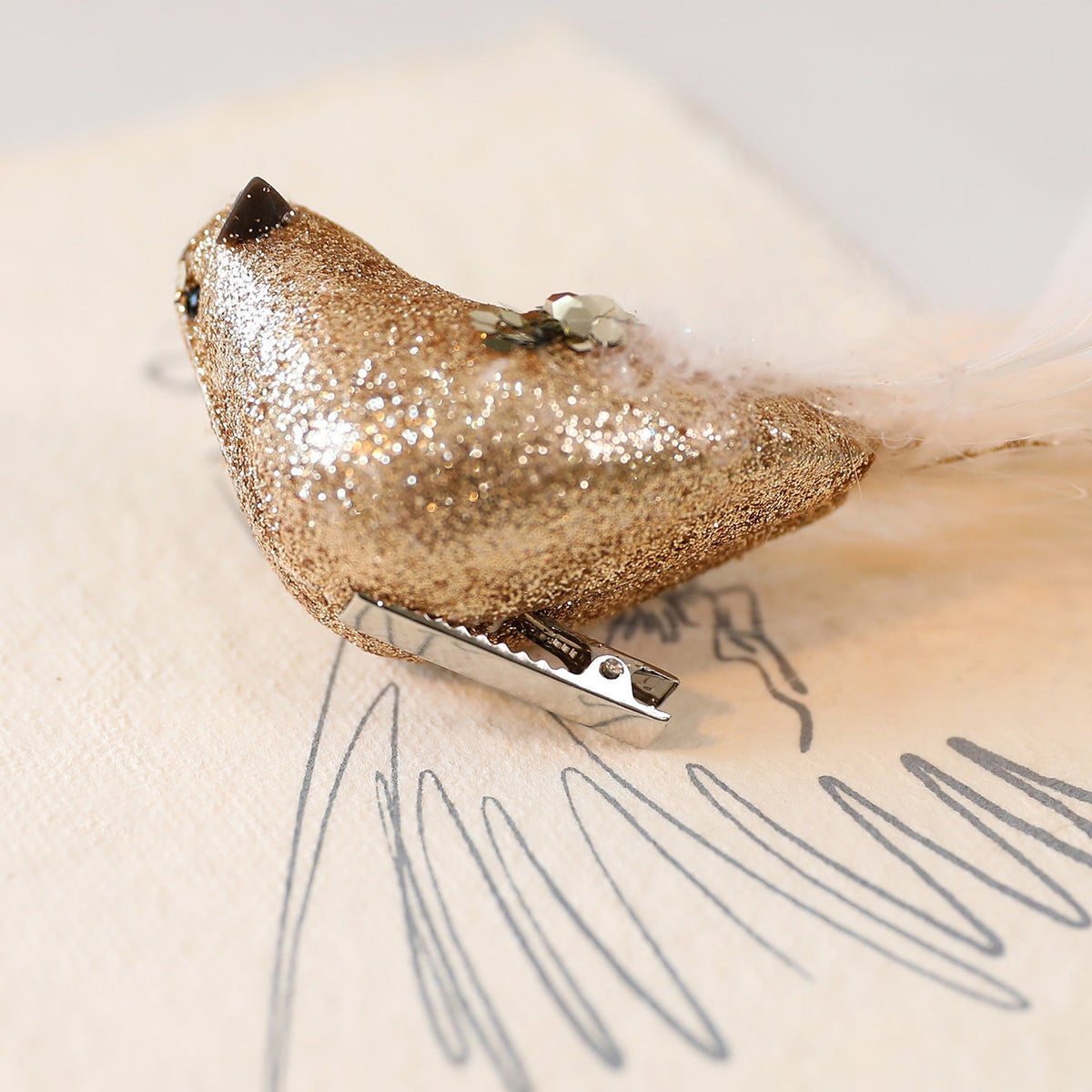 Clip-On Bird Ornaments For Sparkling Holiday Trees