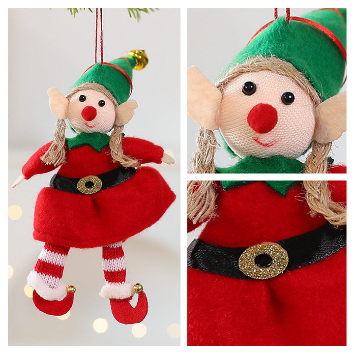 Elf Christmas Tree Ornaments for Whimsical Holiday Decor