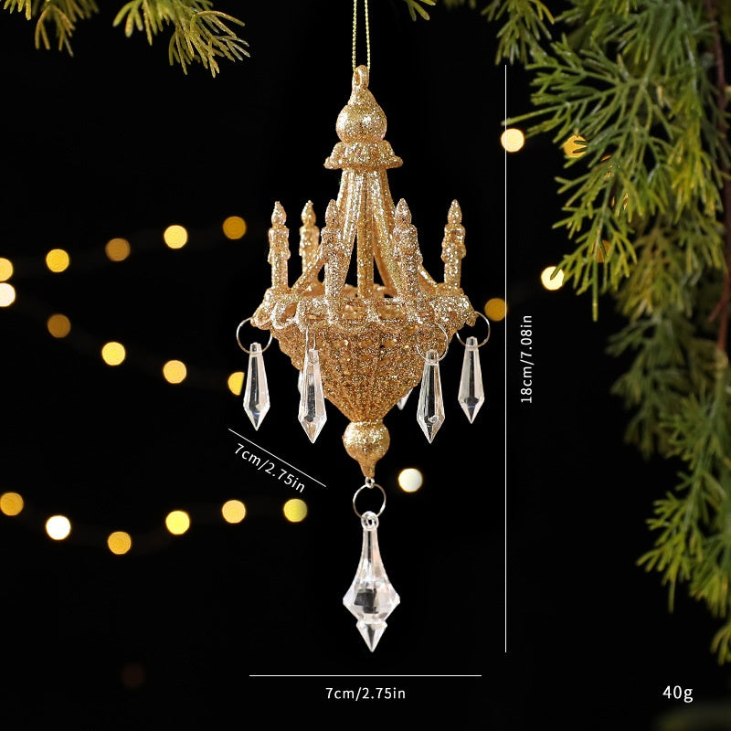 Crystal Christmas Tree Ornament for High-End Luxe Sparkle