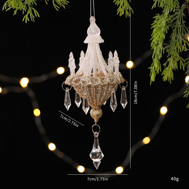 Crystal Christmas Tree Ornament for High-End Luxe Sparkle