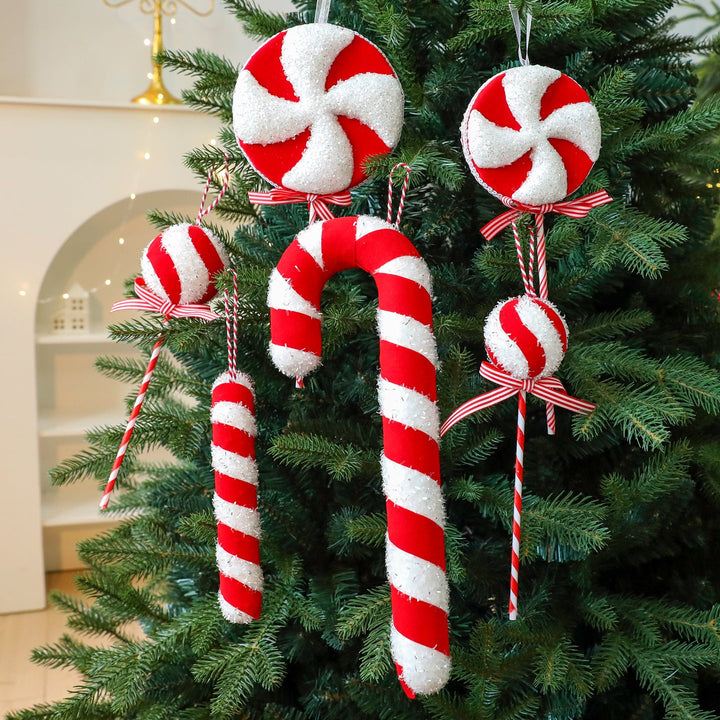 Candy Cane Christmas Tree Ornaments for Cheerful Decor