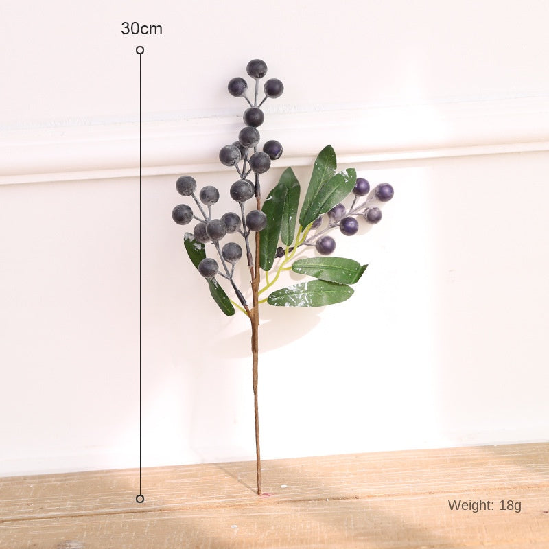 Artificial Berry Branches for Rustic Christmas Decor