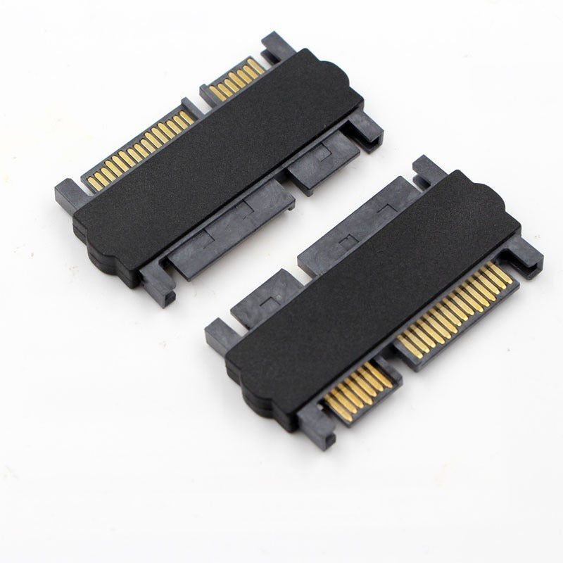 SATA 22-Pin Male to Female Rotary Adapter for Drives