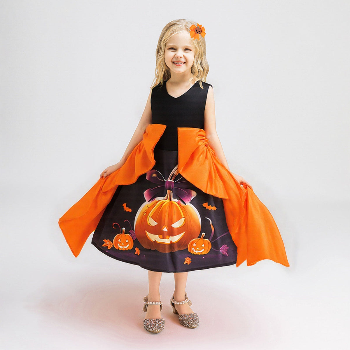 Halloween Butterfly Dress for Girls | Satin Partywear