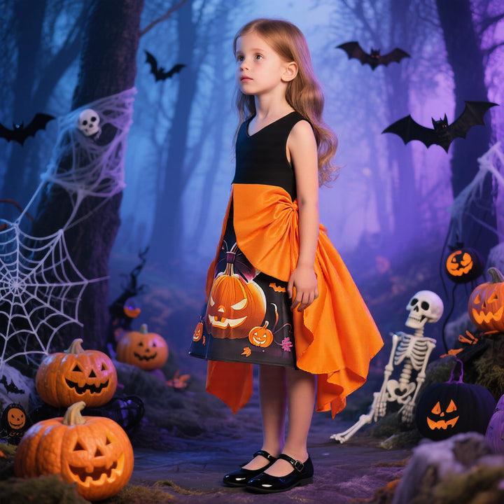 Halloween Butterfly Dress for Girls | Satin Partywear