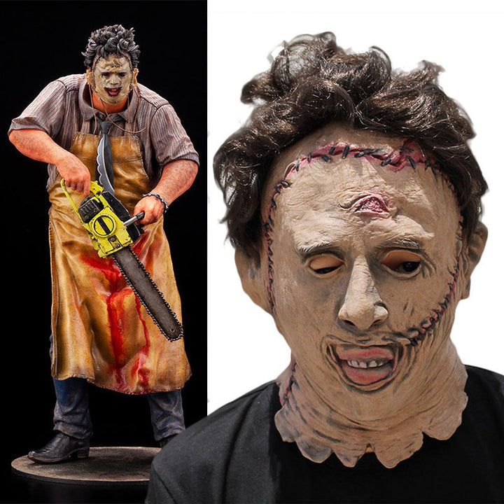 Horror Costume Mask – Full-Face Texas Chainsaw Look