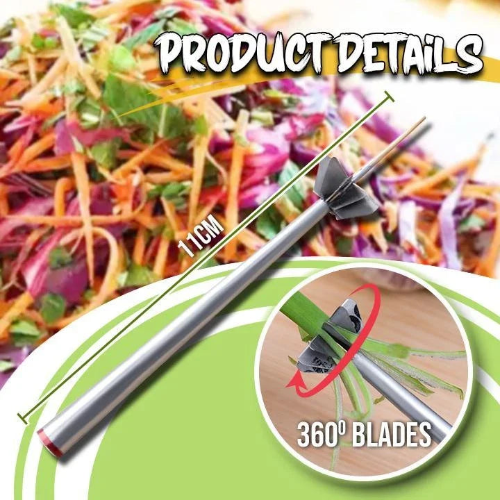 Scallion Cutter Stainless Steel Green Onion Shredder