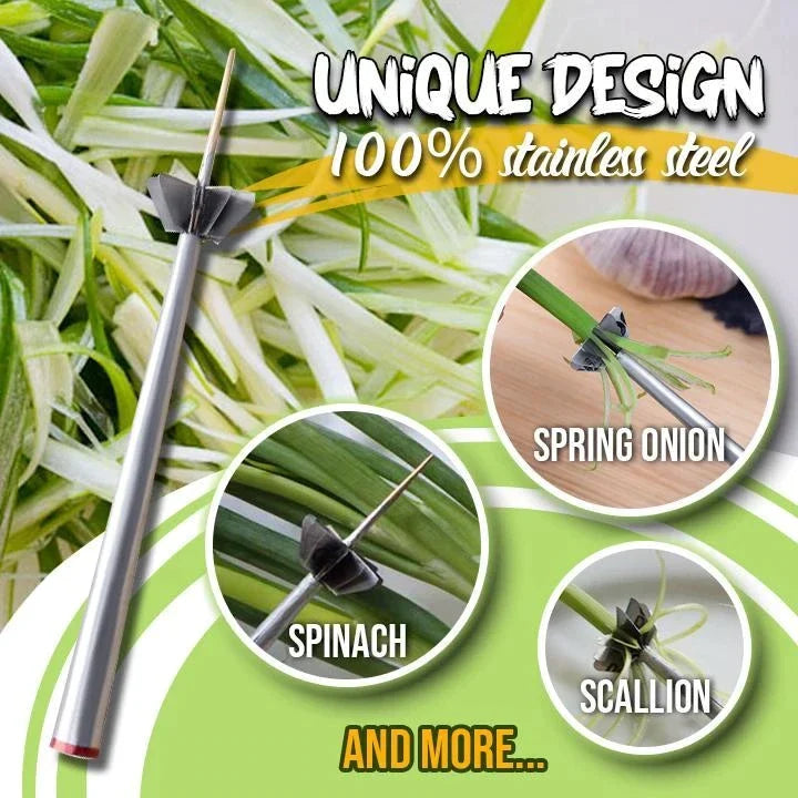 Scallion Cutter Stainless Steel Green Onion Shredder