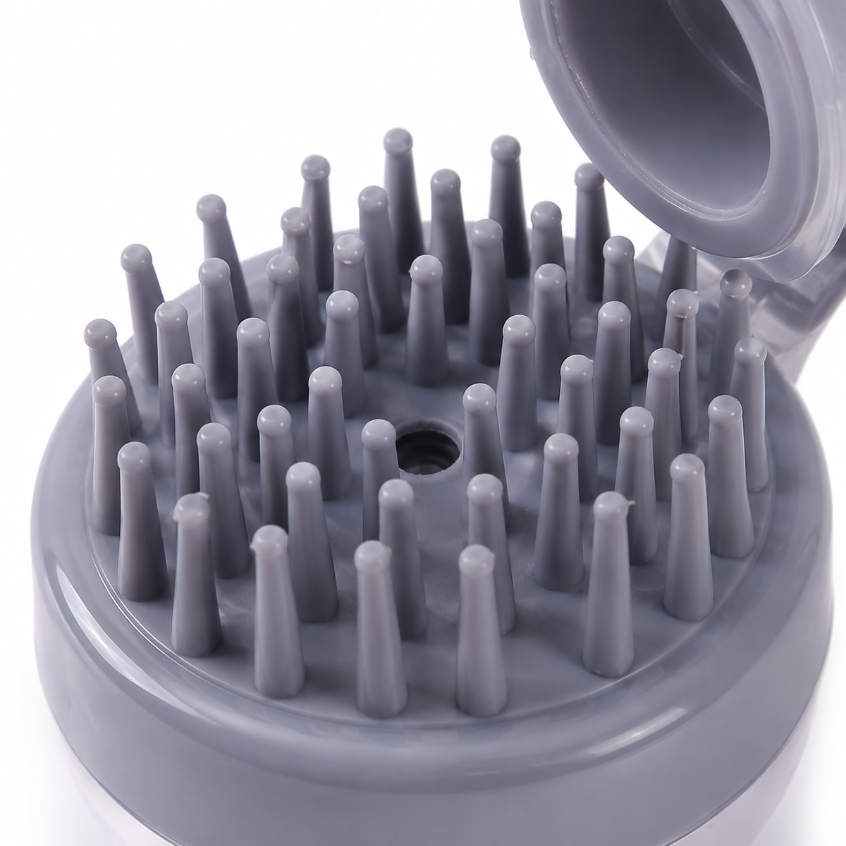 Scalp Massage Shampoo Brush with Built-In Dispenser