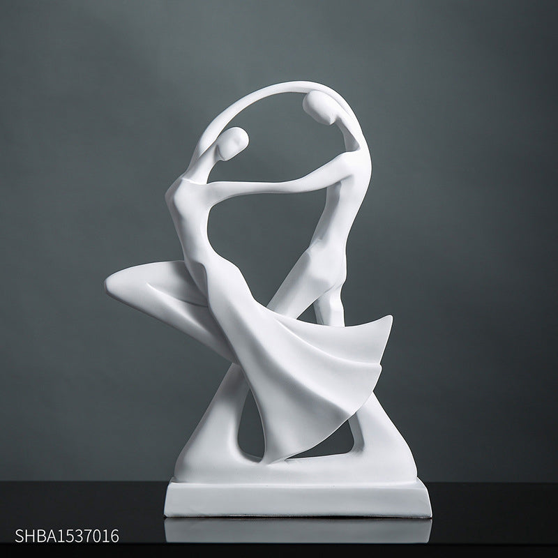 Abstract Black Sculpture for Modern Minimalist Home Decor