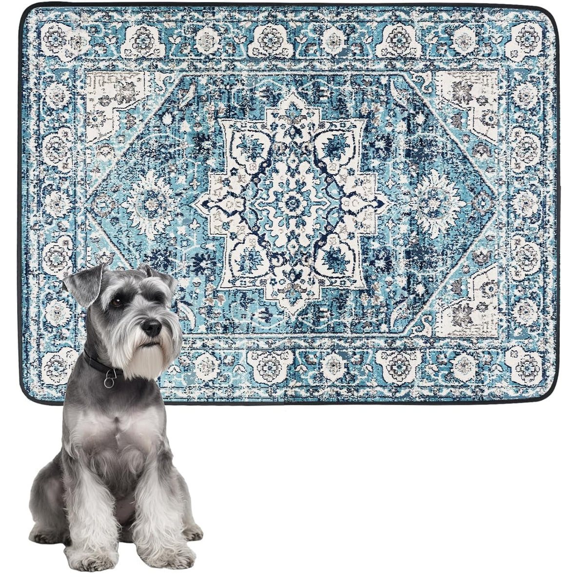 Decorative Pet Mat for Dogs & Cats | Easy-Care Comfort