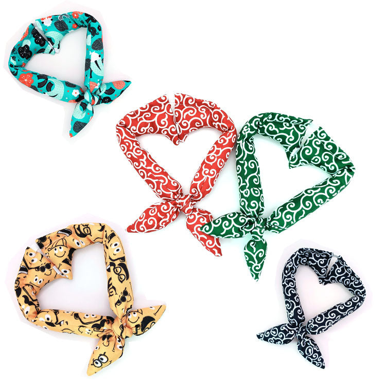Pet Tie-On Scarf for Dogs & Cats, Photo-Ready Style