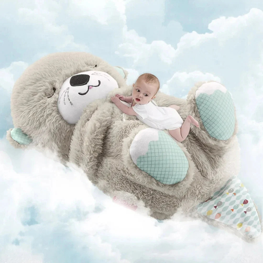 Schlummerotter Breathing Otter Plush for Baby Sleep