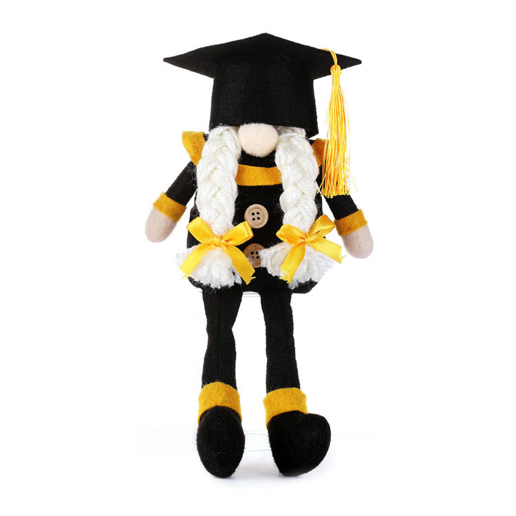 Graduation Mascot Plush Dolls for School Display Decor