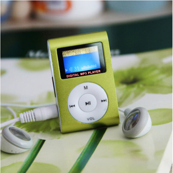 Clip-On Metal MP3 Player with Expandable Micro SD Storage