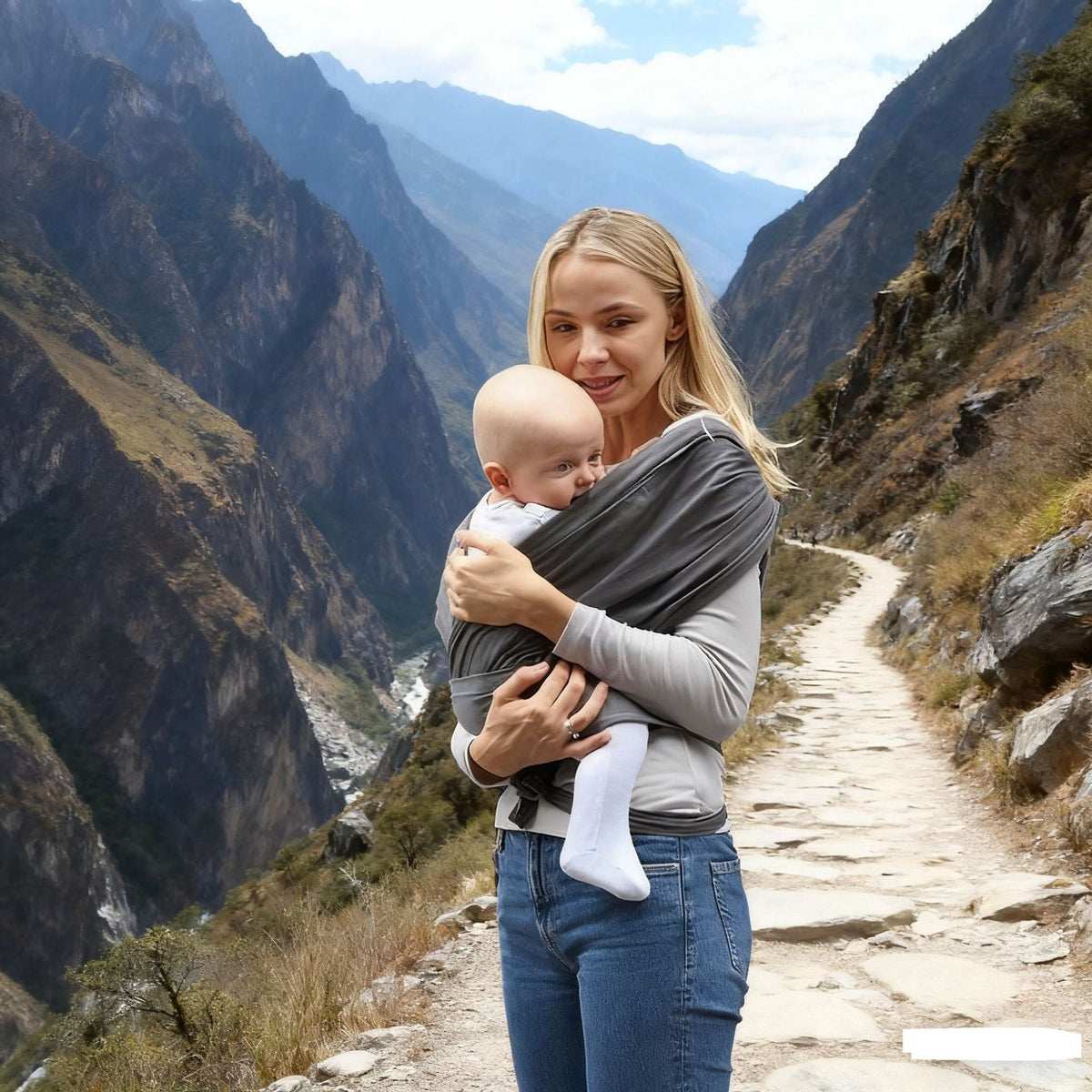 Baby Carrier Wrap for Newborns | Hands-Free Carrying