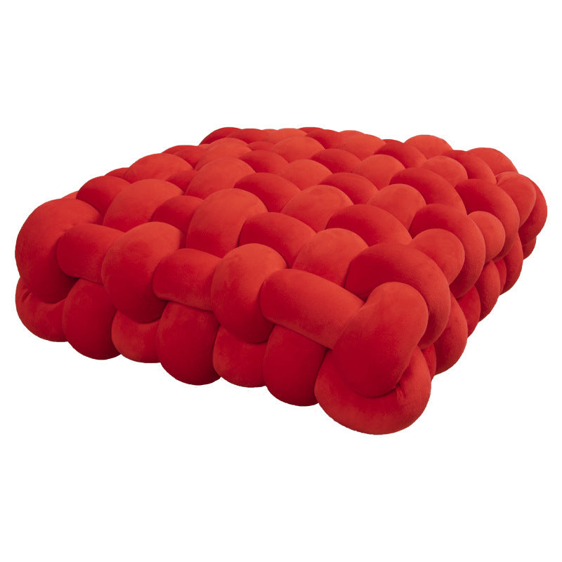 Woven Seat Cushion for Plush, Cozy Textured Comfort