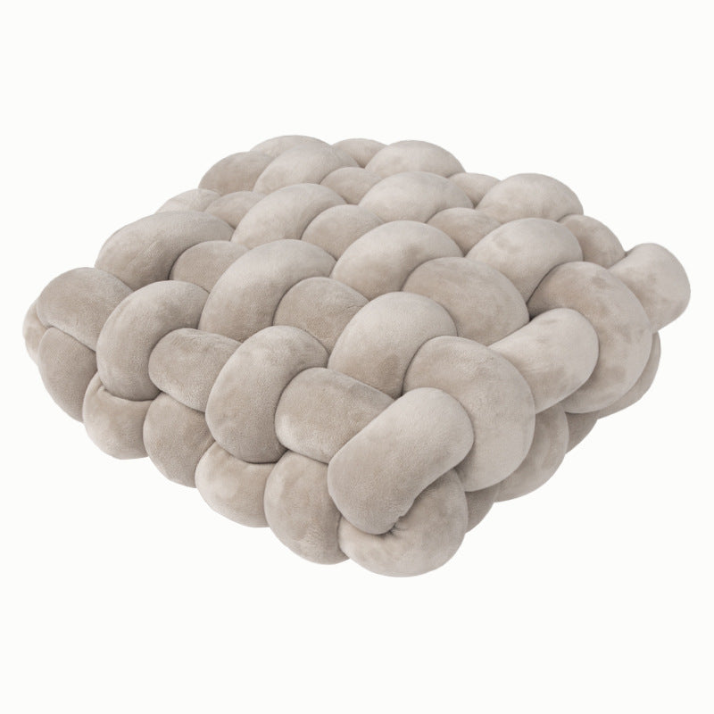 Woven Seat Cushion for Plush, Cozy Textured Comfort