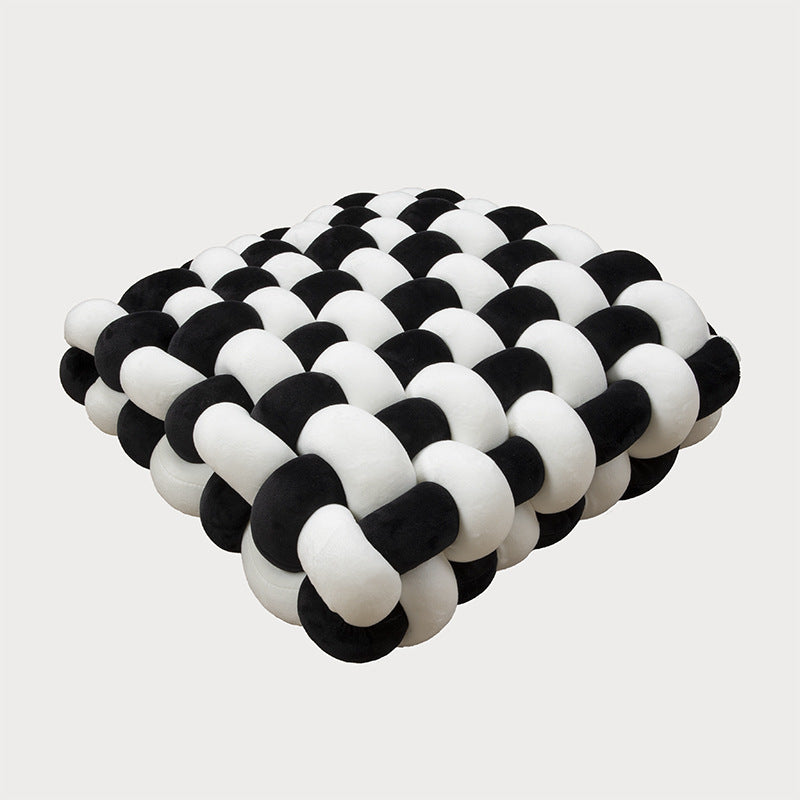Woven Seat Cushion for Plush, Cozy Textured Comfort