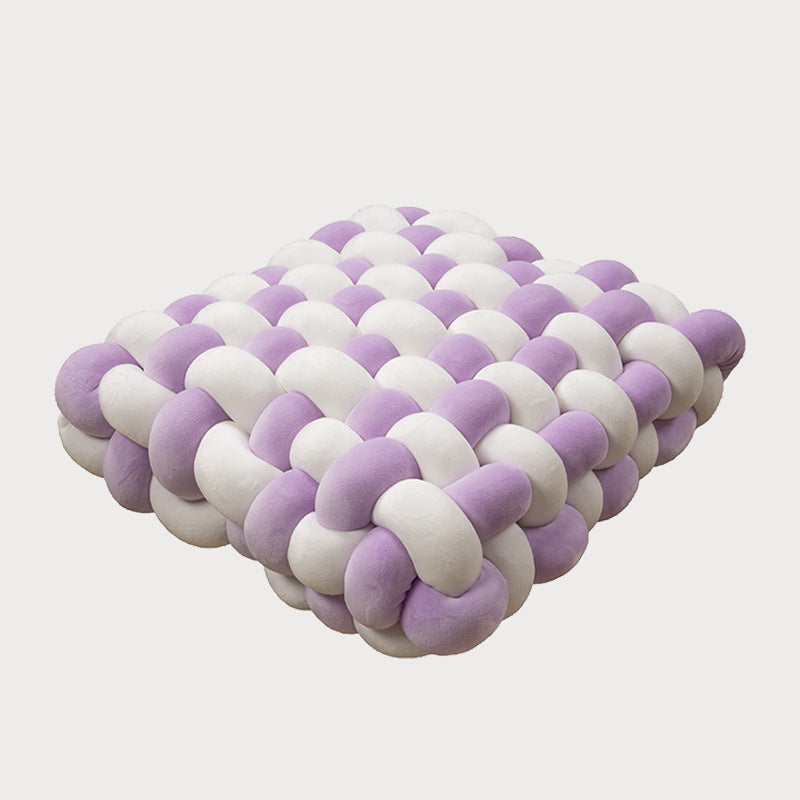 Woven Seat Cushion for Plush, Cozy Textured Comfort