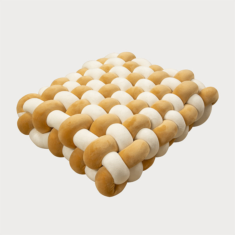 Woven Seat Cushion for Plush, Cozy Textured Comfort