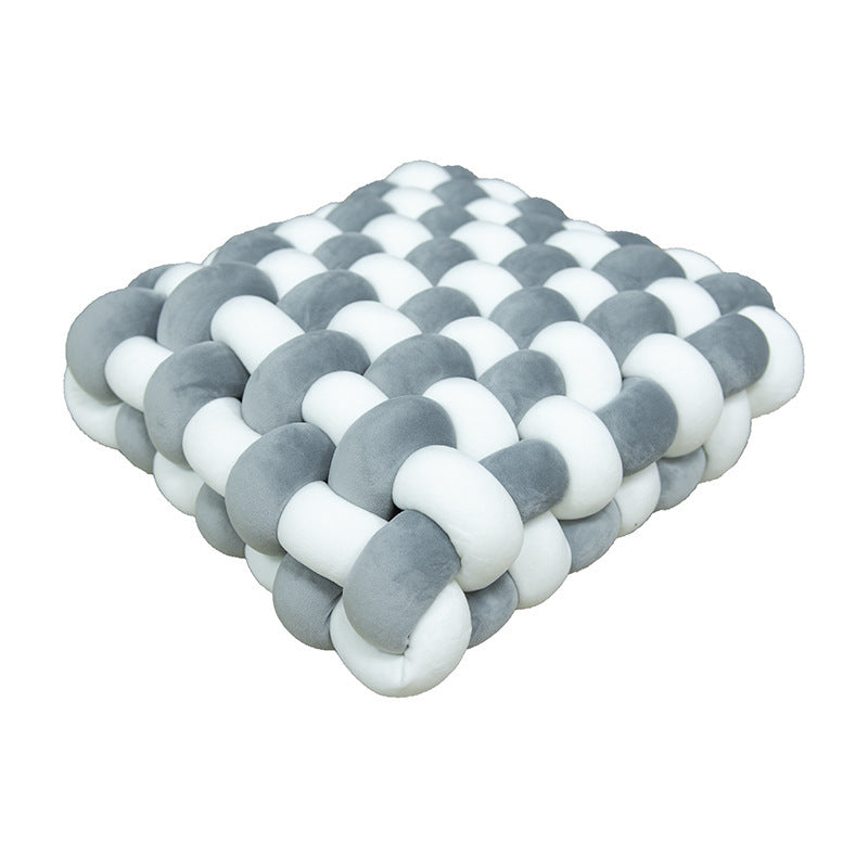 Woven Seat Cushion for Plush, Cozy Textured Comfort