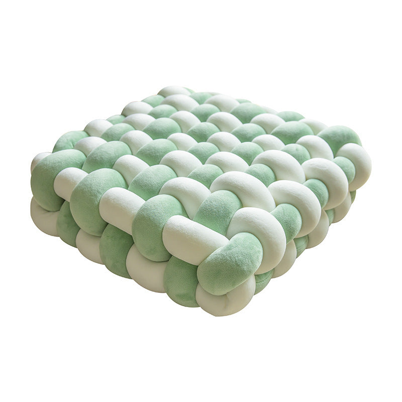 Woven Seat Cushion for Plush, Cozy Textured Comfort