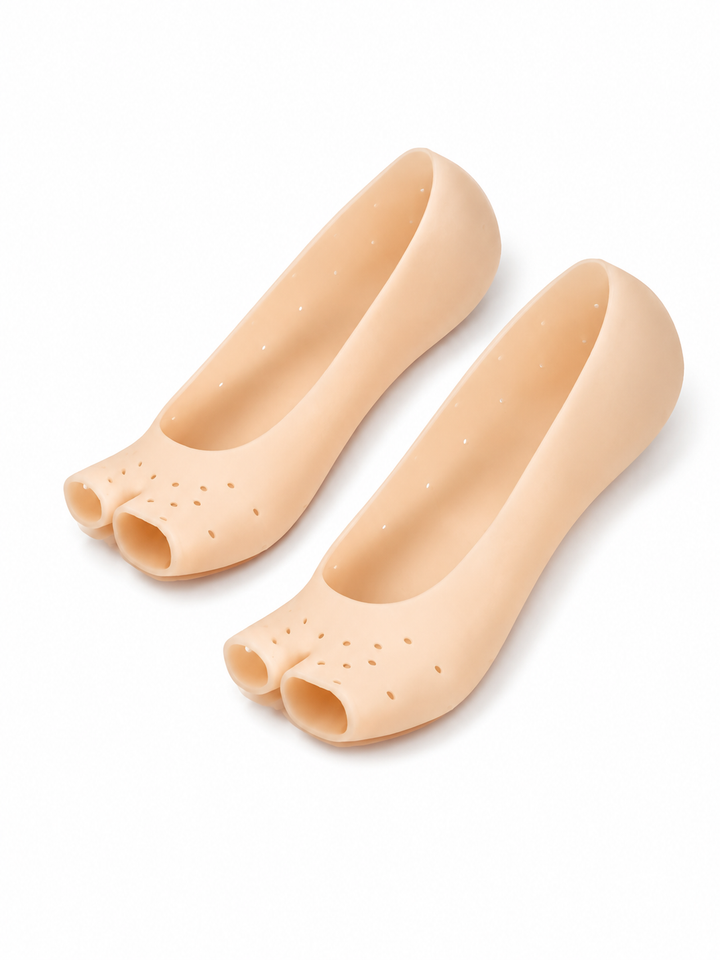 SEBS open toed silicone boat socks