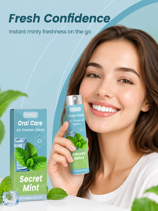 Secret Mint Breath Spray: Instant Freshness & Whiter Teeth