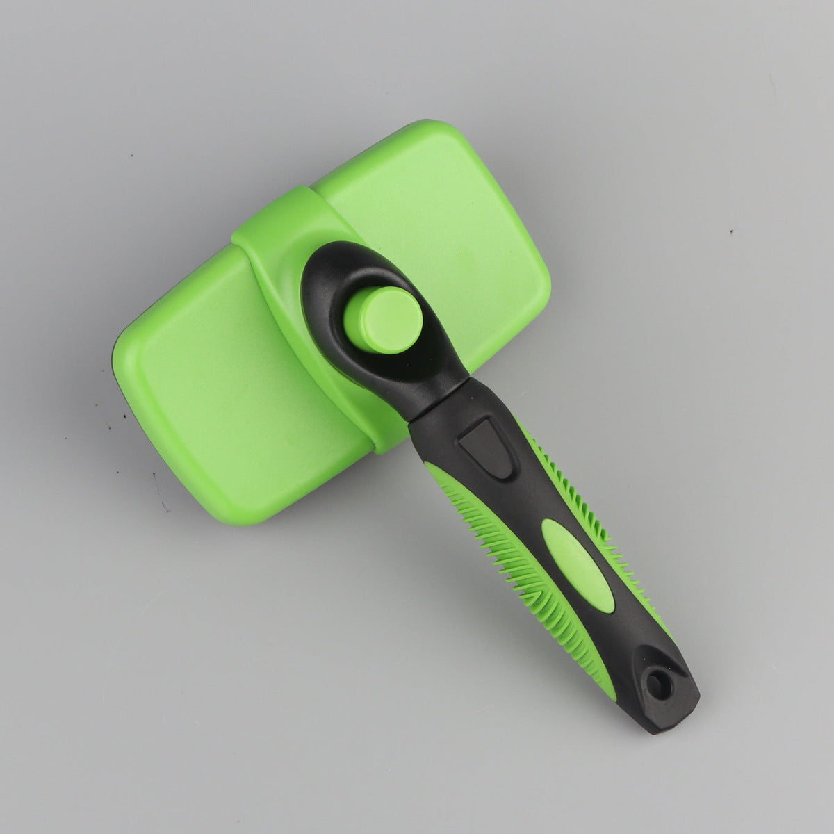 Self-Cleaning Pet Brush for Loose Fur and Knots at Home