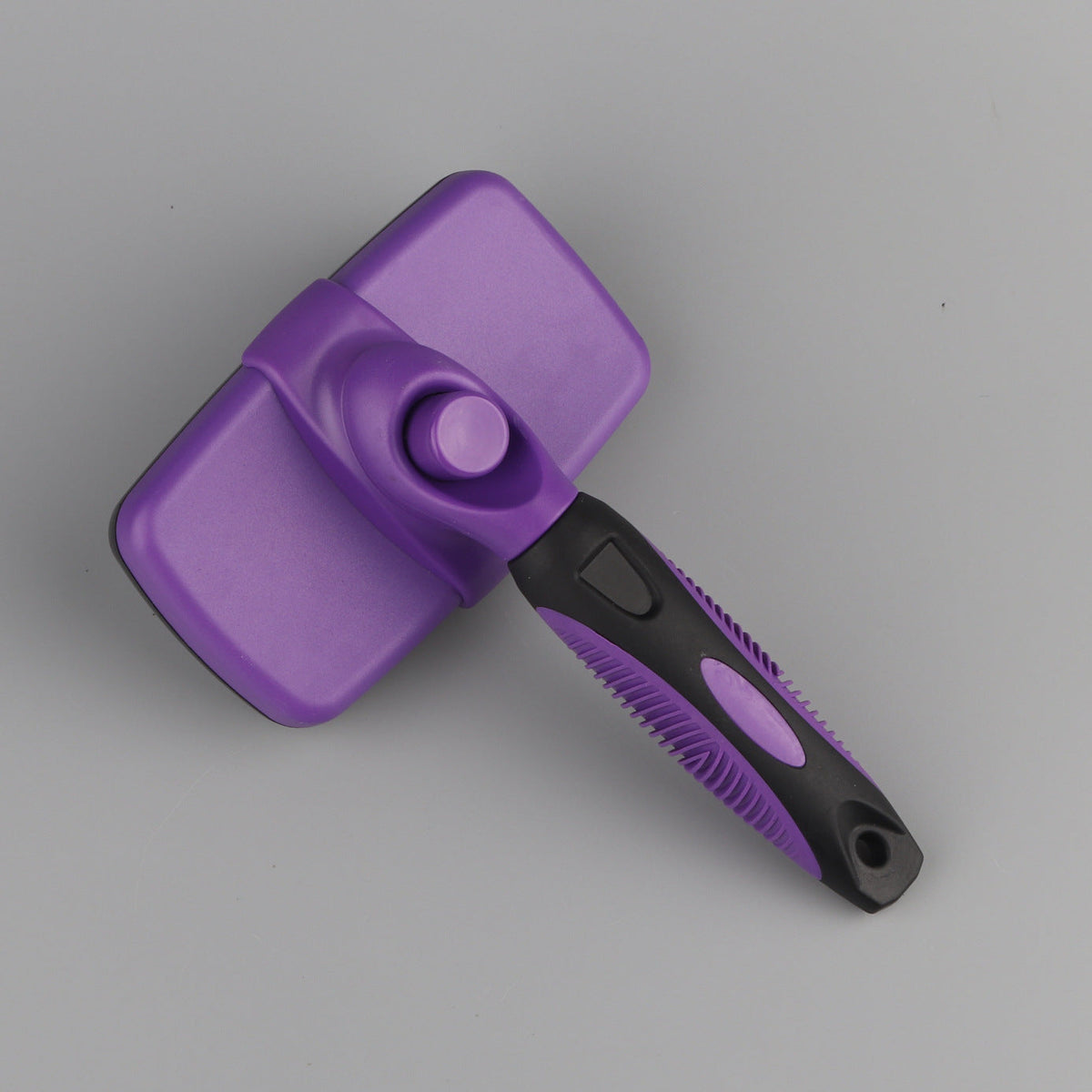 Self-Cleaning Pet Brush for Loose Fur and Knots at Home